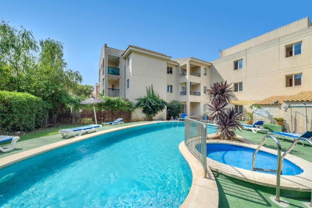 Piso Tamarells Con Balcon Y Piscina Port Pollensa Appartement Port de Pollença Buitenkant foto